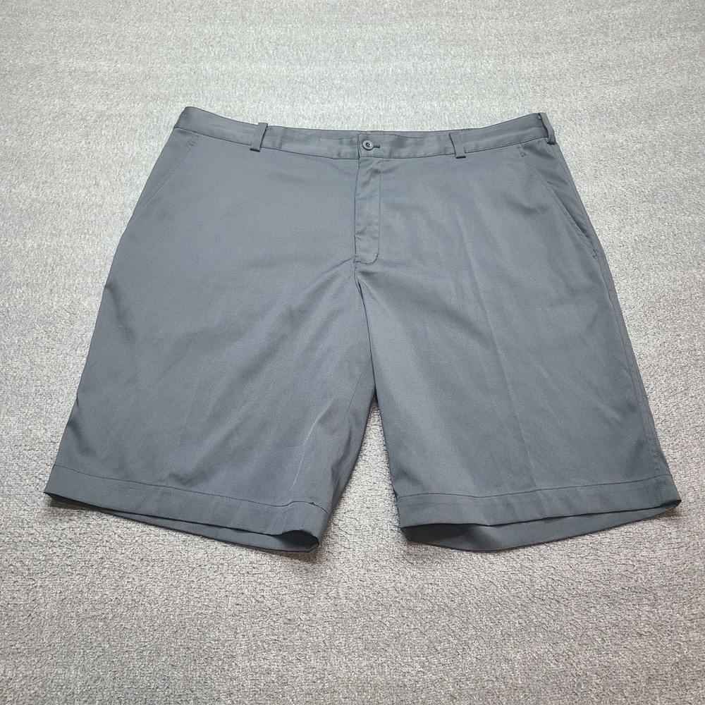 Nike Golf Shorts Mens 40 Black Excellent Dri-FIT Flat Front Stretch Performance - Picture 1 of 8